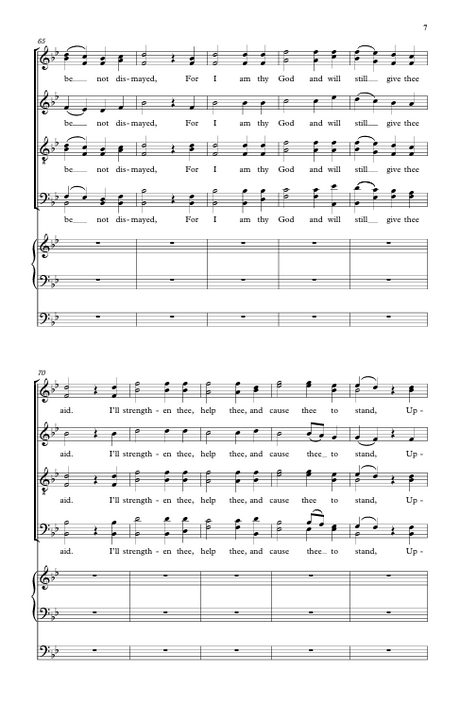 how firm a foundation sung by tabernacle choir sheet music by mack wilberg