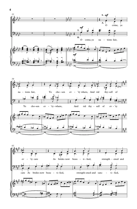 Hymn of praise by mack wilberg with choir sheet music sung by tabernacle choir
