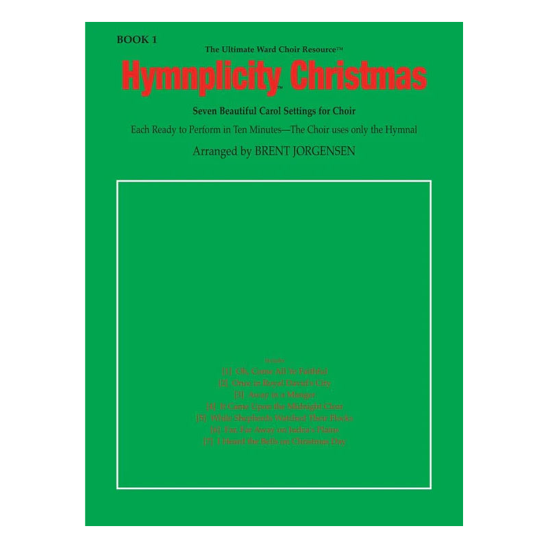 hymnplicity christmas choir sheet music for wards
