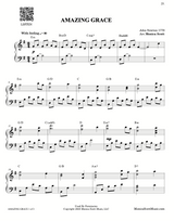 amazing grace piano sheet music by monica scott