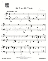 be thou my vision piano sheet music by dan musselman