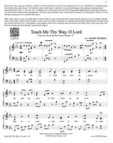 teach me thy way o lord piano sheet music by jason tonioli