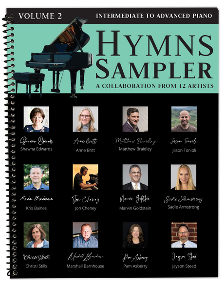 hymns sampler piano sheet music volume 2 by jason tonioli
