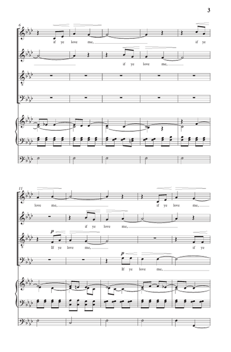 if ye love me sheet music by mack wilberg