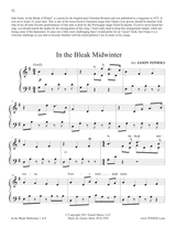 in the bleak midwinter Christmas songs for easy piano sheet music by jason tonioli