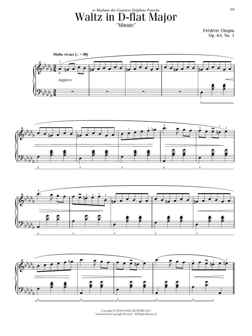 Intermediate Chopin Favorites | Piano Solo Sheet Music