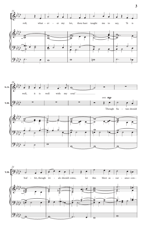 It is well with my sould by mack wilberg for church choir sheet music and sung by tabernacle choir