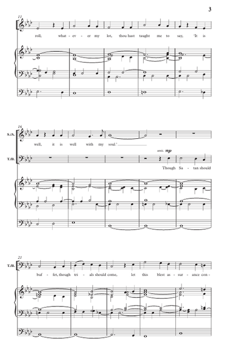 It is well with my sould by mack wilberg for church choir sheet music and sung by tabernacle choir