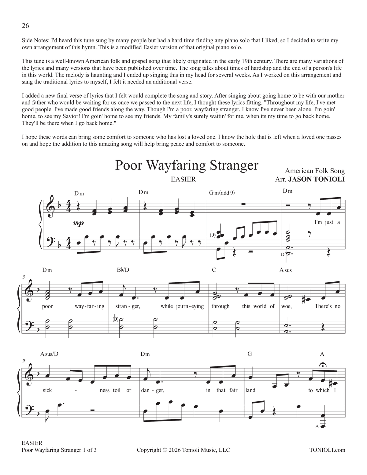Easier Piano Hymns 3