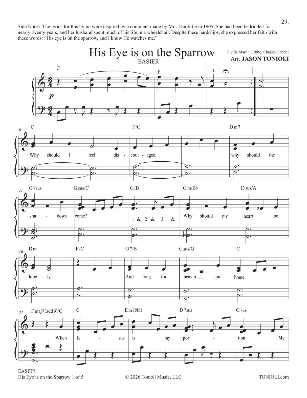 Easier Piano Hymns 3