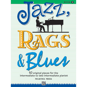 jazz rags & blues piano sheet music book 3