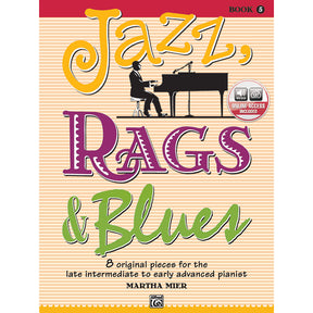 jazz rags & blues piano sheet music book 