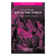 Music book cover titled 'Joy to the World' by Mack Wilberg with a pink and black color scheme.