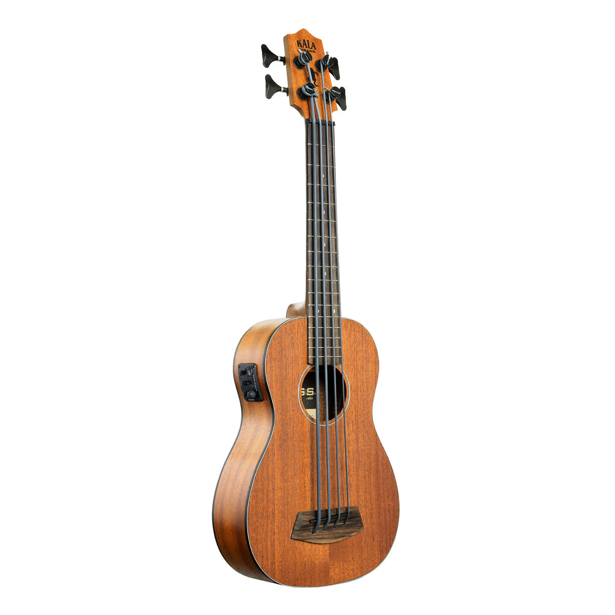 kala rumbler mahogany of acoustic and electric bass ukulele