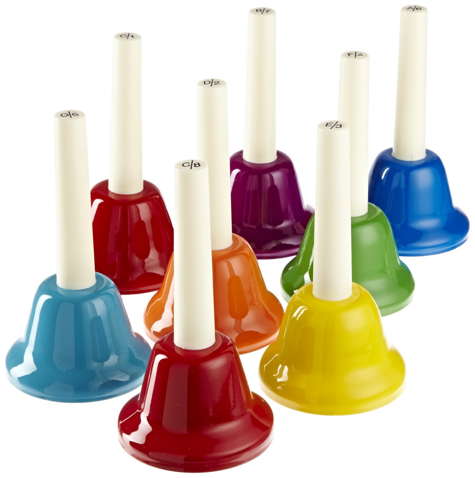 KidsPlay 8 Note Diatonic Handbell Set | Teton Music | School Discount