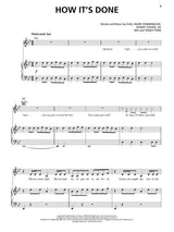 Sheet music for 'How It's Done' with lyrics and musical notation.