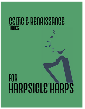 lap Harp sheet music of celtic songs for beginners