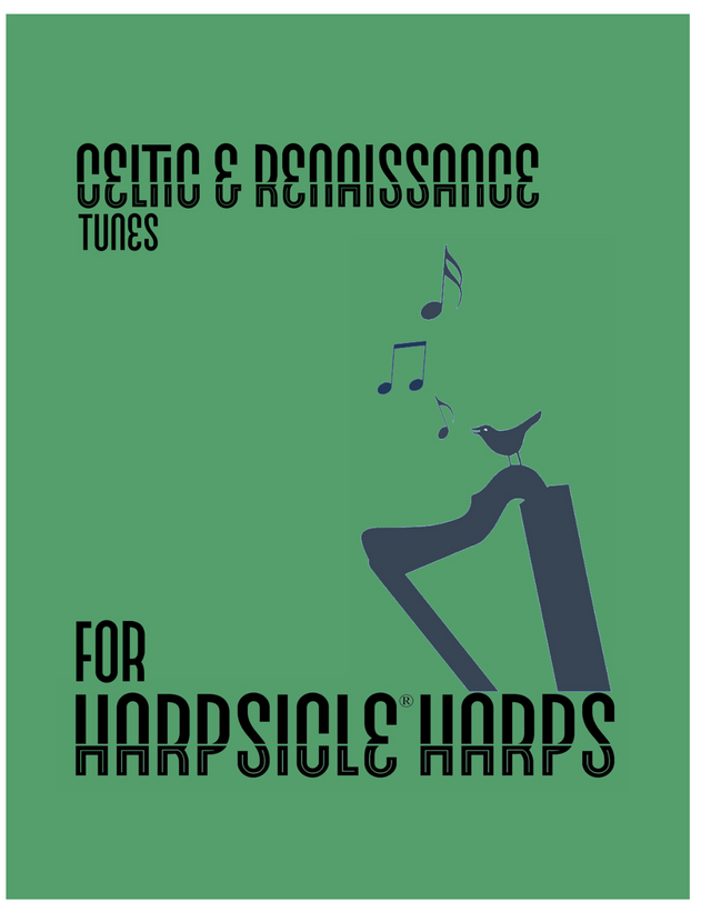 lap Harp sheet music of celtic songs for beginners