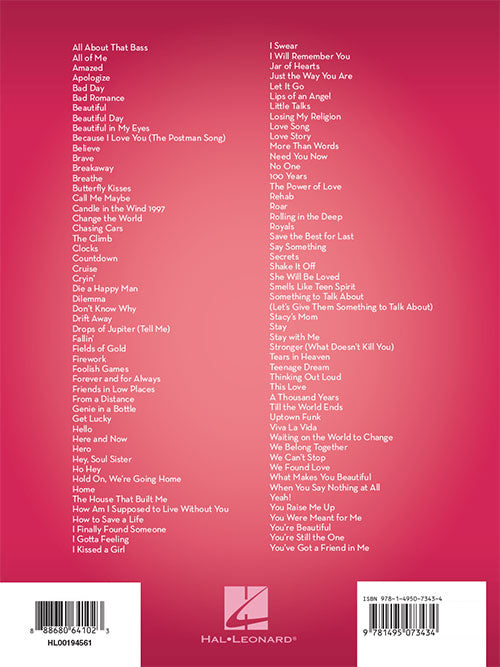101 Hit Songs for Tenor Sax Sheet Music Book | Teton Music