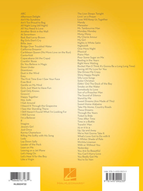 list of 101 popular songs for alto sax sheet music