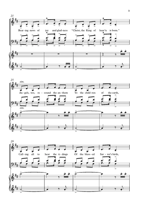 Mack wilberg christmas carols sheet music for church and schools