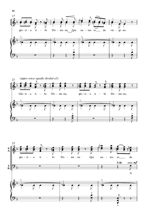 Mack wilberg christmas carols sheet music for church and schools