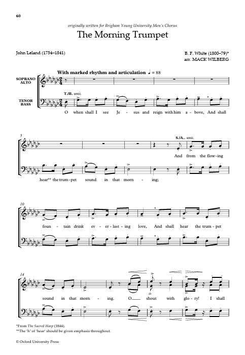 mack wilberg anthems sheet music of tabernacle choir