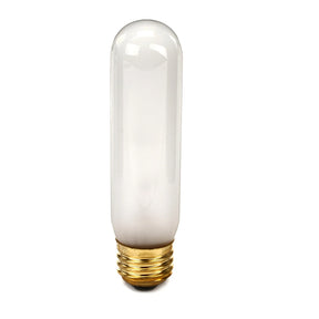A single Manhasset 40 Watt incandescent bulb designed for music stand use, with a clear glass body and a gold-colored base.