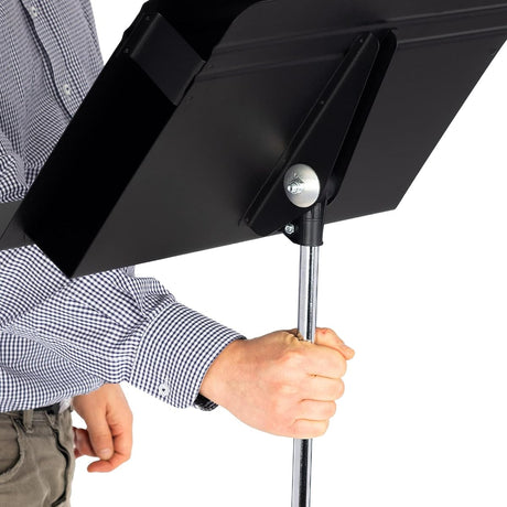 Manhasset director stand close up photo