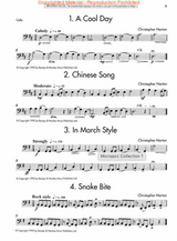 microjazz collection 1 for cello and piano