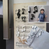 music note magnets black or white gifts
