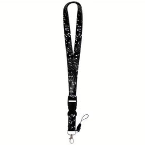 music themed lanyard for teachers and students novelty gift