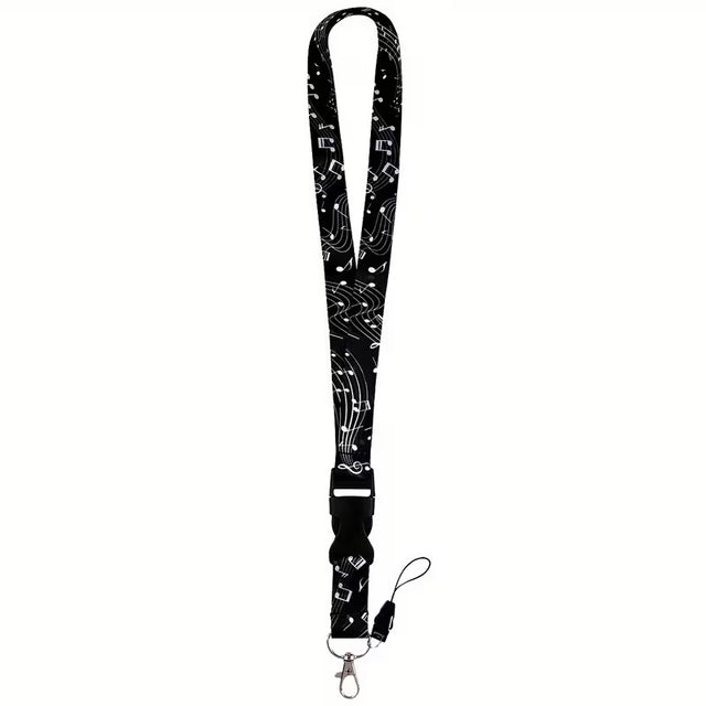 music themed lanyard for teachers and students novelty gift