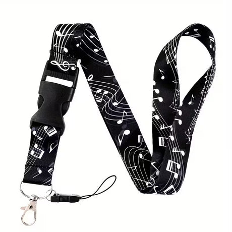 music themed lanyard for teachers and students novelty gift