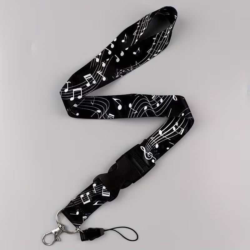 music themed lanyard for teachers and students novelty gift
