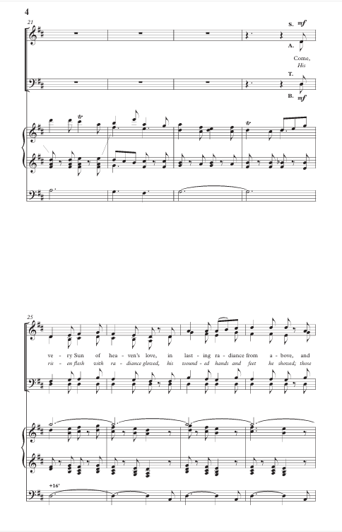 o splendor of gods glory bright sheet music by mack wilberg