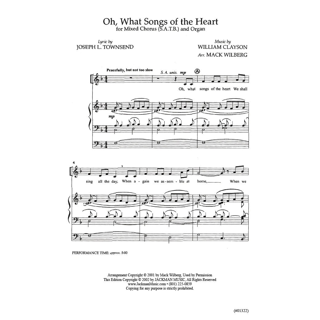 Oh What Songs of the Heart