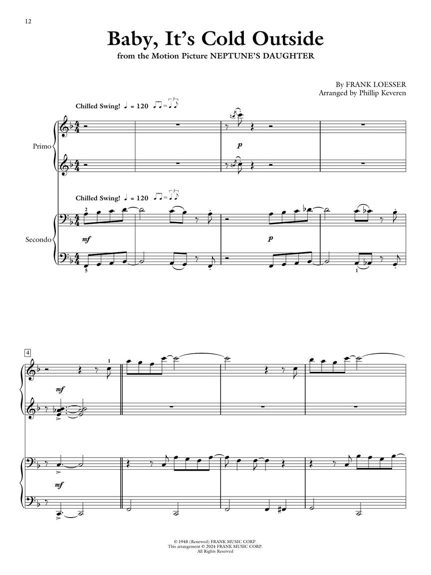 Popular Christmas Duets-8 Delightful Arrangements for Piano Duet