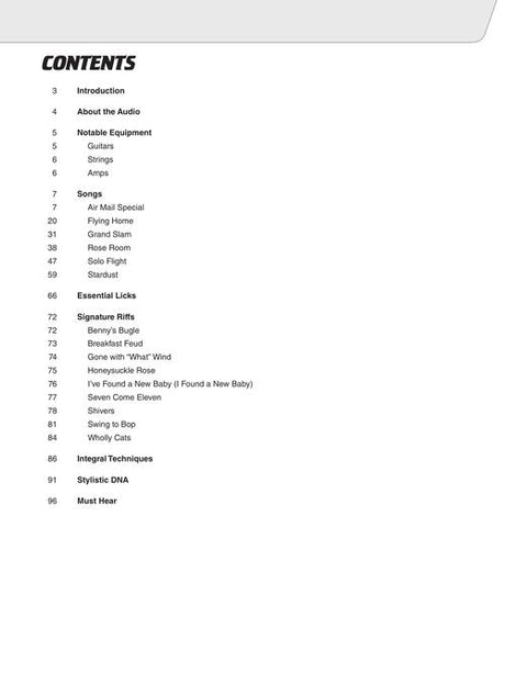 play like charlie christian guitar sheet music book