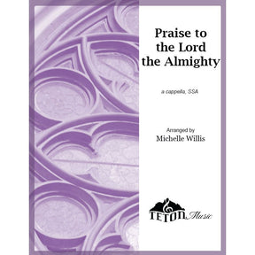 Praise to the lord the Almighty hymn sheet music