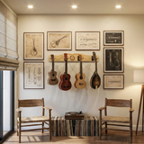 The Pro-File™ Wall Mounted Ukulele & Mandolin Hanger