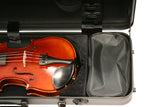 PURE by GEWA Polycarbonate Oblong Violin Case | 4-Bow Suspension Case | Multiple Colors