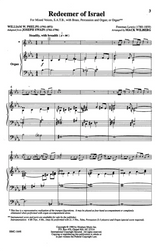 redeemer of israel mack wilberg tabernacle choir sheet music