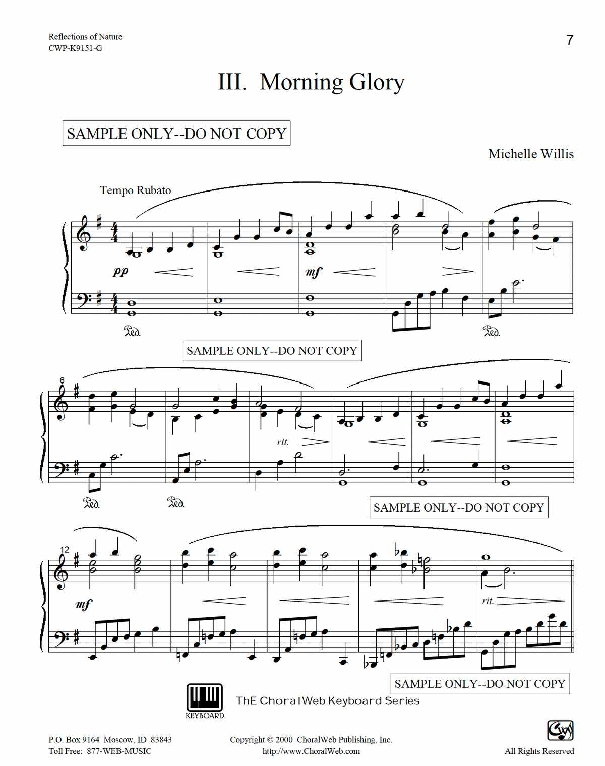 Reflections of Nature (Piano Solo)
