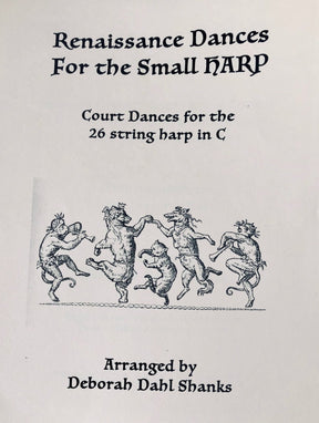 renaissance dances for the small lap harp sheet music from teton music