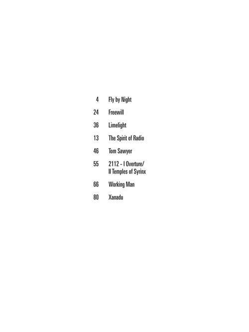 Rush Hal Leonard Bass Play-Along Volume 61