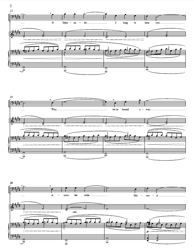 Shenandoah (SATB)