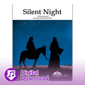 Silent night Christmas sheet music song