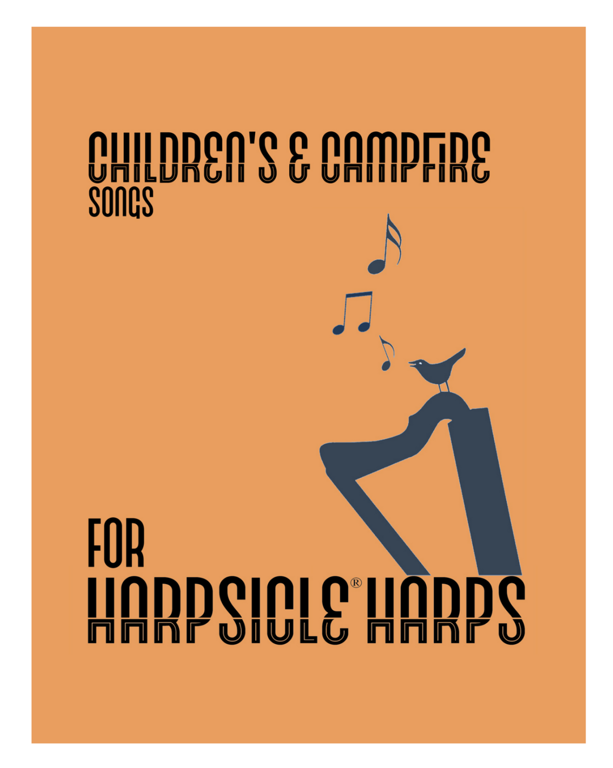 Songs for campfires on the lap harp sheet music for beginners