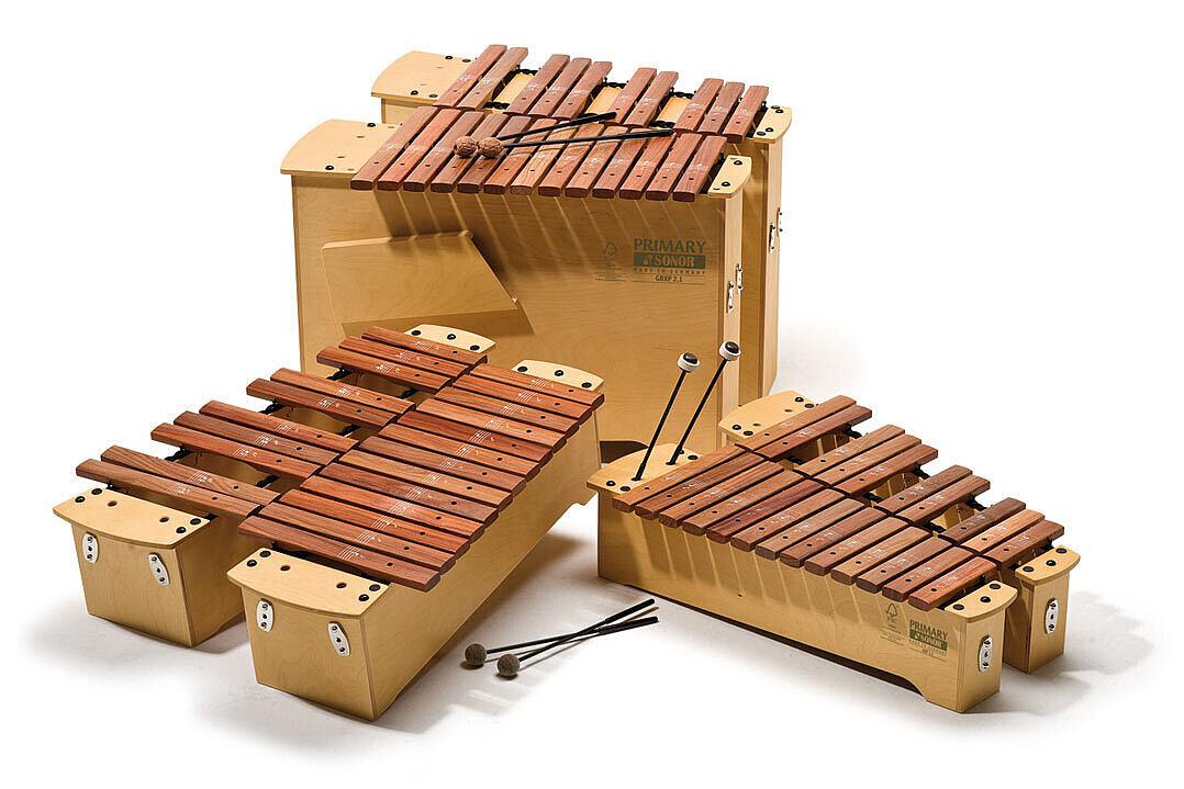 SONOR Orff instruments in a music classroom